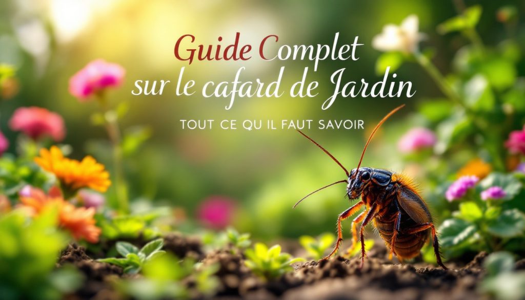 découvrez notre guide complet sur le cafard de jardin ! apprenez tout ce qu'il faut savoir sur ces insectes, leurs habitats, leurs comportements et comment les gérer au mieux. idéal pour les passionnés de jardinage et les curieux de la biodiversité.