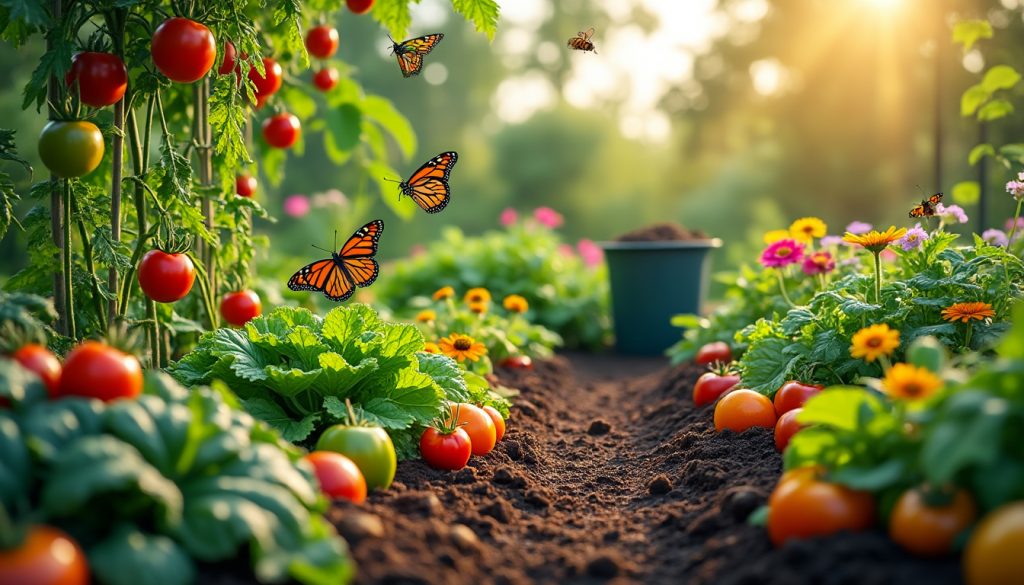 découvrez comment la biodiversité peut transformer votre potager en un écosystème florissant. apprenez à sélectionner des plantes complémentaires, à attirer des pollinisateurs et à favoriser la santé du sol, tout en cultivant des légumes savoureux et respectueux de l'environnement.